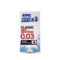 کاندوم کلاسیک 30میکرون 12عددی کدکس